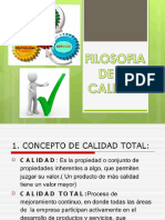 Filosofia de La Calidad