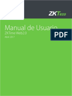 ZKTime Web 2.0 - Manual de Usuario Spanish