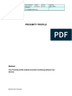 Proximity Profile: Bluetooth®