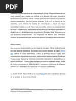 Análisis económico-político de Estados Unidos