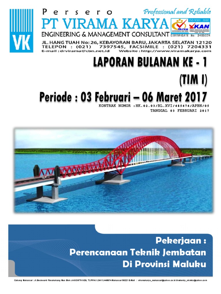 Laporan Bulanan Ke 1 Tim2