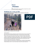 Health & Fitness: Walking As A Way of Life