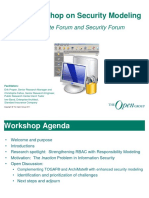 Joint Workshop On Security Modeling