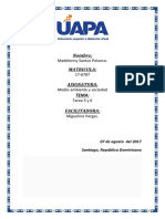 Medio Ambiente y Sociedad Tarea 5 y 6