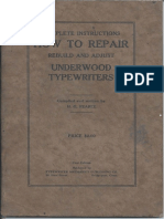 Underwood Repair Manual
