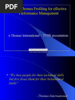 Using Thomas Profiling For Effective Performance Management