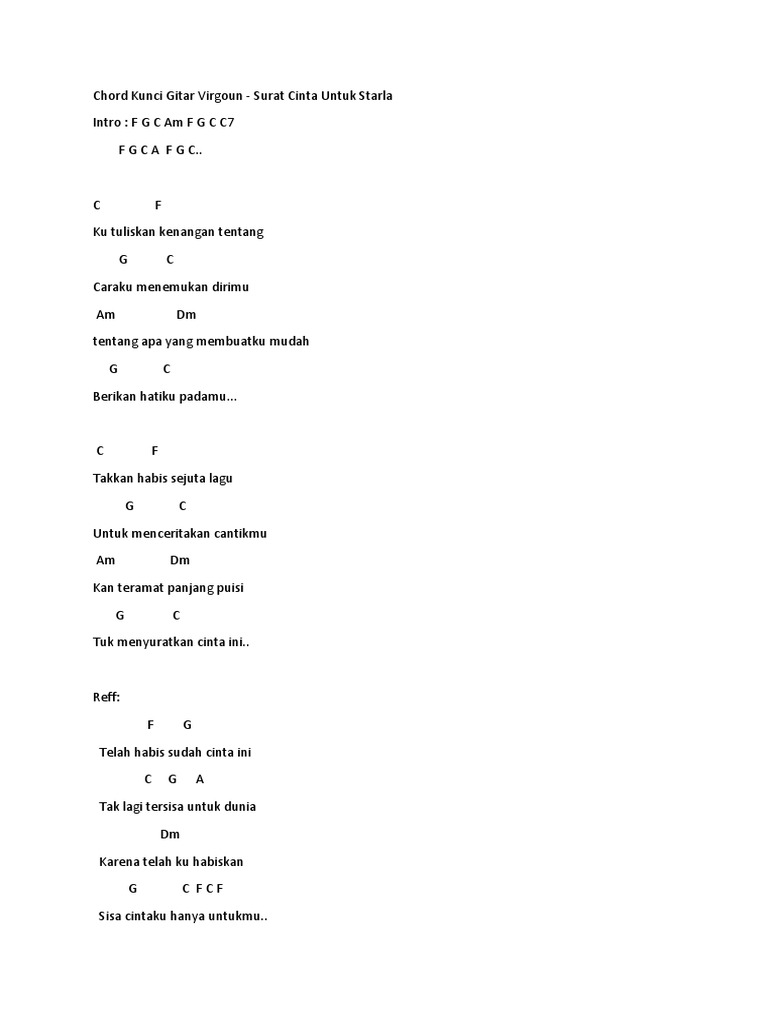 Chord Pupus Dewa Chordtela