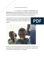 13 Características y Consecuencias de La Desnutrición