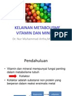 Kelainan Metabolisme Vitamin Dan Mineral