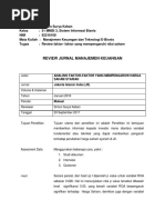 Download Review Jurnal Ilmiah Saham by saivron21 SN361272753 doc pdf