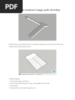 Tutorial Membuat Tangga Pada Sketchup