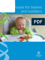 Foods for Babies and Toddlers A5 2016