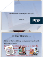 God Dwells Among His People-6!30!13