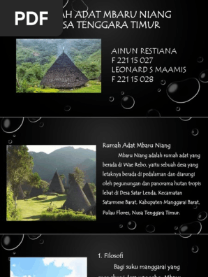 750 Gambar Rumah Adat Mbaru Niang HD Terbaik