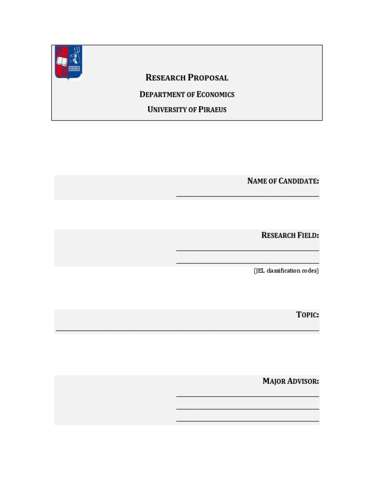 Research Proposal Guidelines for Economics | PDF | Hypothesis | Science