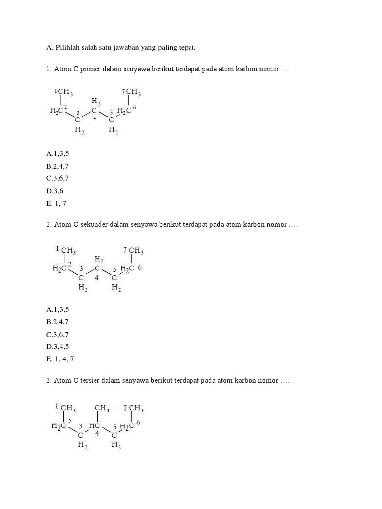 Soal Tugas Hidrokarbon Dan Minyak Bumi PDF