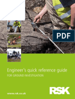Engineer's Quick Reference Guide: For Ground Investigation