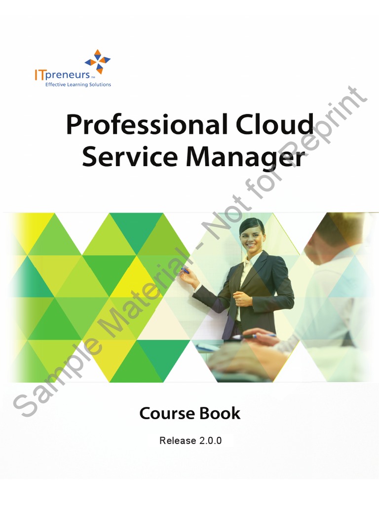 Professional Cloud Service Manager - Course Book - Sample | PDF ...