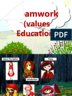 Teamwork: (Values Education)