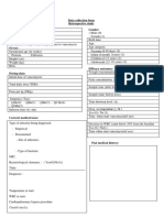 Data Collection Form Retrospective