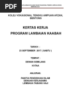 Kertas Kerja Lambaian Kaabah 2017