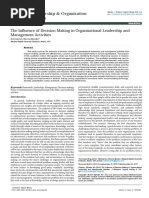 Download The Influence of Decision Making in Organizational Leadership and Management Activities by Kasa Rambe SN361286356 doc pdf