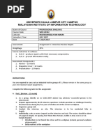 Assignment 2 - Interview With a Ex UniKL-MIIT Alumni Member