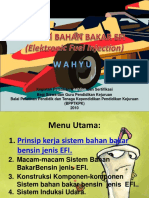 Sistem Bahan Bakar Efi (Elektronic Fuel Injection)