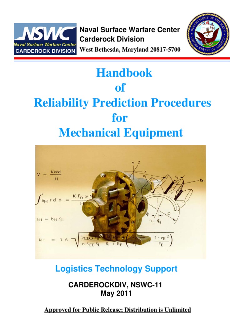 Reliability Prediction for Mechanical Equipment | PDF | Reliability ...