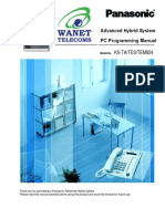 PC Programming Manual: KX-TA/TES/TEM824