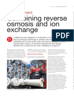 Water Treatment: Combining Reverse Osmosis and Ion Exchange