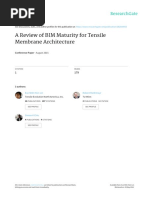 A Review of BIM Maturity for Tensile Membrane Architecture