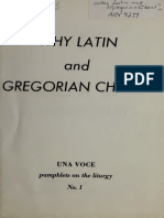 Una Voce - Why Latin
