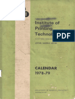 IPT Madras Calendar 1978-79