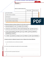 Autonomie CM1 S'Entraîner en Grammaire