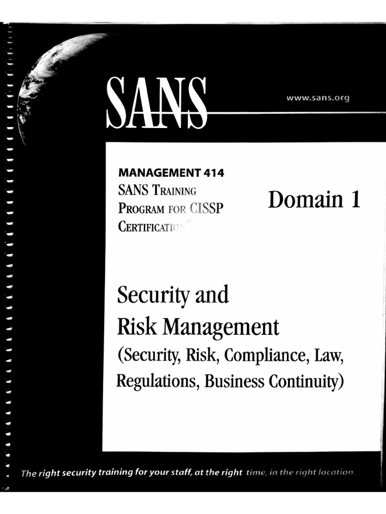 CISSP Domain 1 PDF PDF