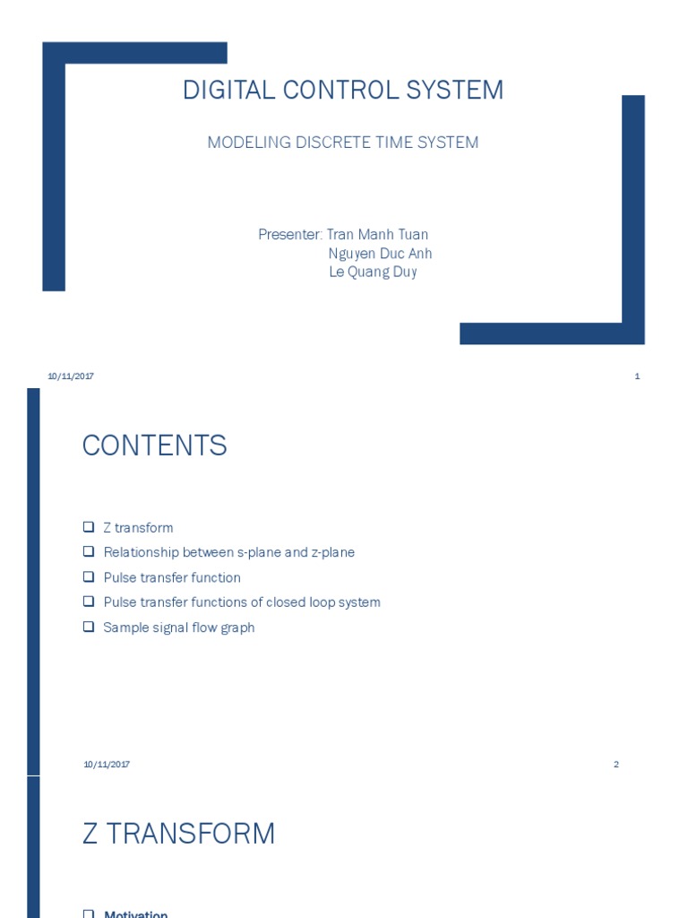 Discrete Time Control System Analysis | PDF | Applied Mathematics ...