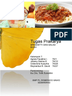 Tugas Prakarya Spaghetti Salad Buah