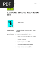 Unit 6: Electronic Distance Measurement (EDM)