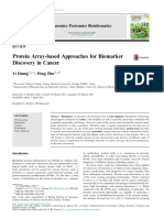 Protein Array-Based Approaches For Biomarker Discovery in Cancer