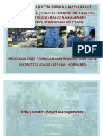 Pembangunan Kota Bersama Masyarakat Kuliah Ke - 8 Lfa (Logical Framework Analysis) and RBM (Results Based Management