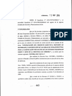 Decreto 443/15 del gobierno de la provincia de Córdoba