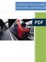 A Project Report On Electric Loco Shed, Tatanagar
