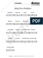 4 Reading Drum Notation