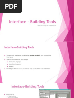 Interface - Building Tools