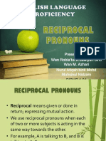 Understanding Reciprocal Pronouns