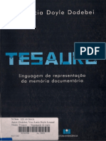 DOBEBEI, VERA. Tesauro. Linguagem de Representação de Memória Documentária (2002)