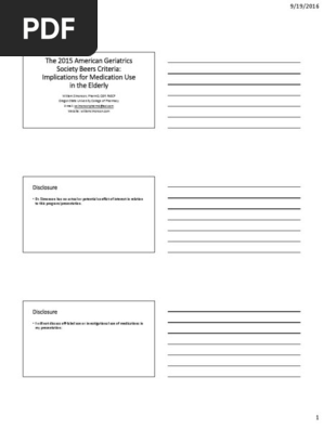 The 2015 American Geriatrics  Society Beers Criteria