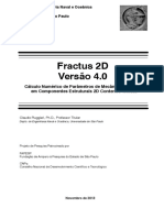 Fractus 2D V4.0 Cálculo Numérico de Parâmetros de Mecânica da Fratura em Componentes Estruturais 2D Contendo Trincas