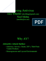 0wning Antivirus: Alex Wheeler Neel Mehta